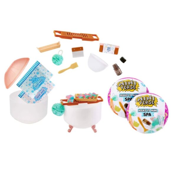 MGA'S 2 pack MINIVERSE Make It Mini Spa - Picture 1 of 6